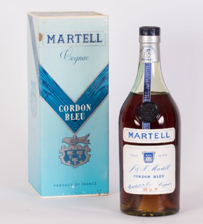 Martell Cognac, Cordon Bleu at Dolan's Art Auction House