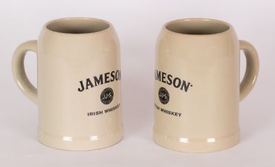 Pair of Jameson Whiskey Mugs at Dolan's Art Auction House