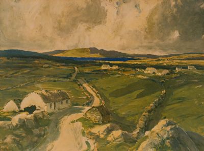 ARRANMORE FROM THE ROSSES, CO. DONEGAL by James Humbert Craig RHA at Dolan's Art Auction House