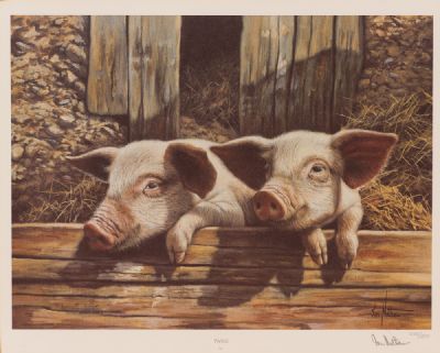 TWINS by Ian Nathan  at Dolan's Art Auction House