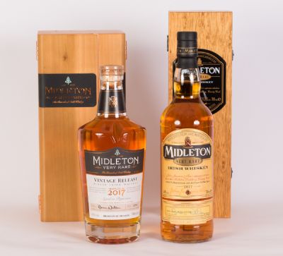 Midleton Very Rare 2017 Irish Whiskey, 2 Bottles, Old & New at Dolan's Art Auction House
