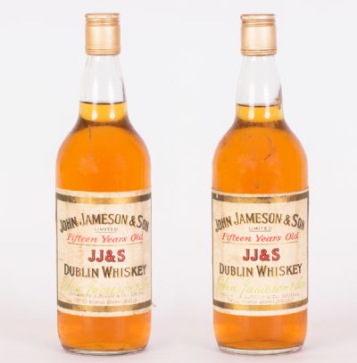 John Jameson & Sons 15 Year Old Dublin Whiskey, 2 Bottles at Dolan's Art Auction House
