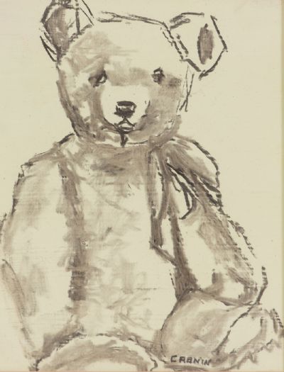 MY TEDDY by Susan Cronin  at Dolan's Art Auction House