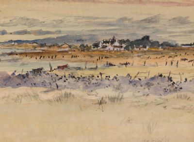 CONNEMARA LANDSCAPE by Maurice MacGonigal PRHA at Dolan's Art Auction House