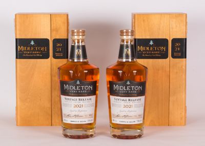 Midleton Very Rare 2021 Irish Whiskey, 2 Bottles at Dolan's Art Auction House