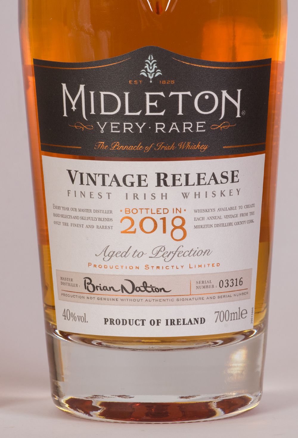 Midleton Very Rare, 2018, Irish Whiskey, In Original Box