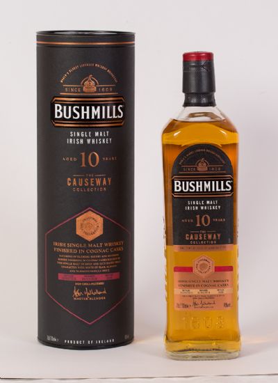 Bushmills, Single Malt Irish Whiskey, Causeway Collection, Aged for 10 Years at Dolan's Art Auction House