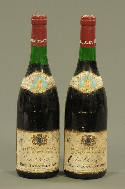 Two Bottles Hermitage la Chapelle 1982 at Dolan's Art Auction House