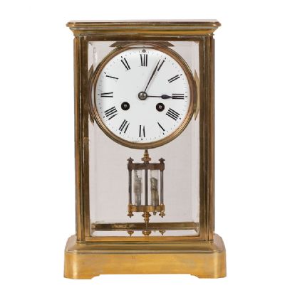 Crystal Regulator Clock at Dolan's Art Auction House