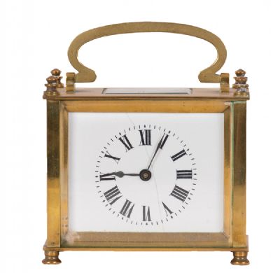 Brass Carriage Clock at Dolan's Art Auction House