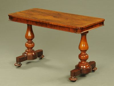 Victorian Rosewood Library Table at Dolan's Art Auction House