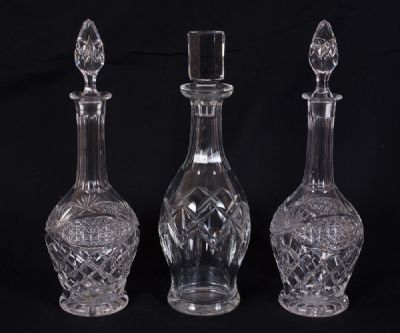 Crystal Decanters at Dolan's Art Auction House