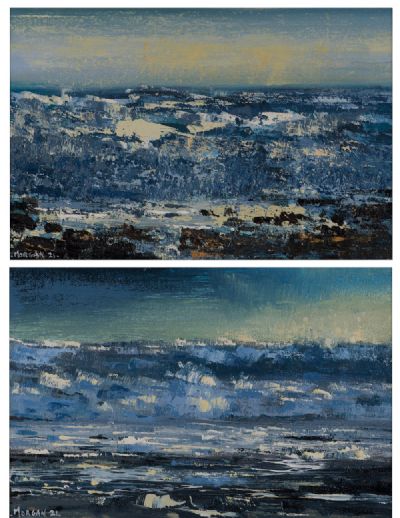 ATLANTIC SEASCAPES by Henry Morgan  at Dolan's Art Auction House