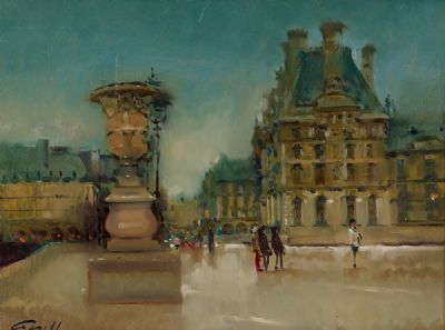 SUNDAY IN PARIS by Patrick Cahill  at Dolan's Art Auction House