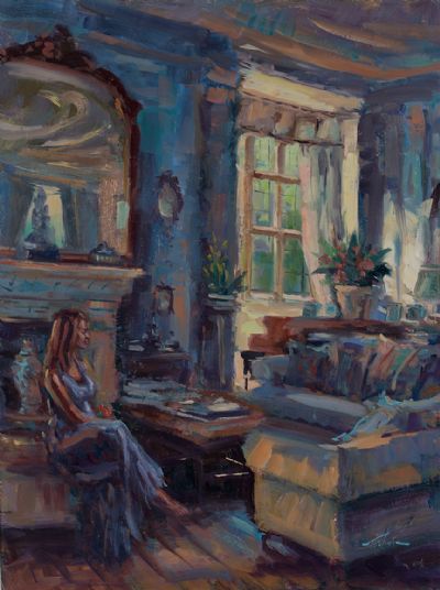 MORNING LIGHT by Norman Teeling  at Dolan's Art Auction House