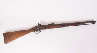 Percussion Carbine dated 1857 at Dolan's Art Auction House