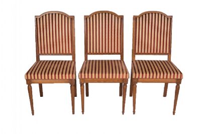 Set of 6 Oak Dining Chairs at Dolan's Art Auction House