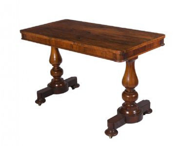 Rosewood Library Table at Dolan's Art Auction House