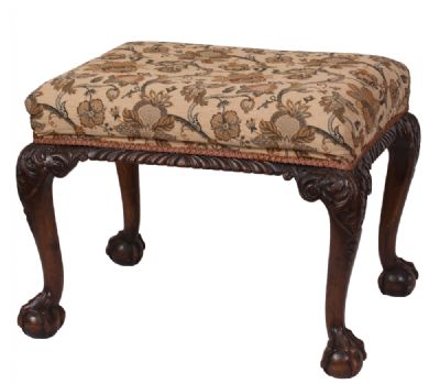 George III Style Stool at Dolan's Art Auction House