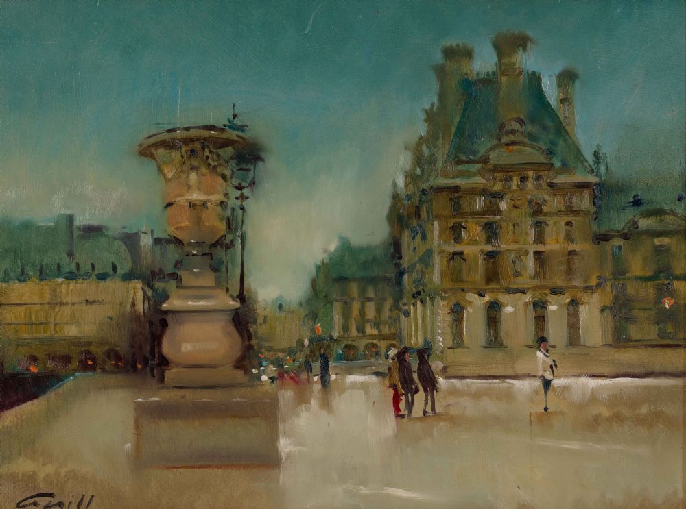 Lot 102 - SUNDAY IN PARIS by Patrick Cahill, b.1954