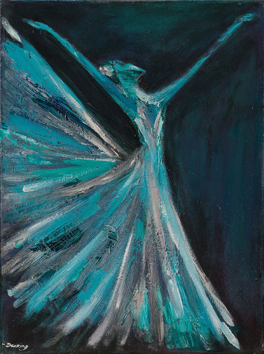 Lot 106 - WISTERIA BALLERINA IN ABSTRACT by Maggie Deering, b.1978