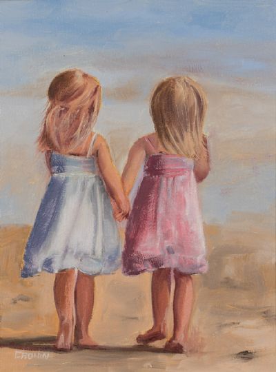 FRIENDS FOREVER by Susan Cronin  at Dolan's Art Auction House