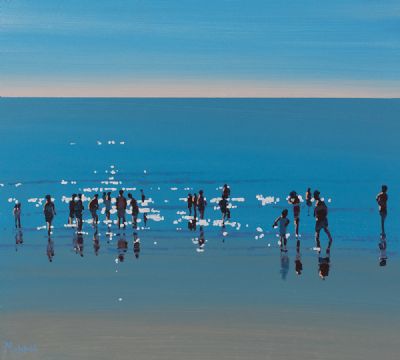 SUMMER IN SHALLOW WATERS by John Morris  at Dolan's Art Auction House