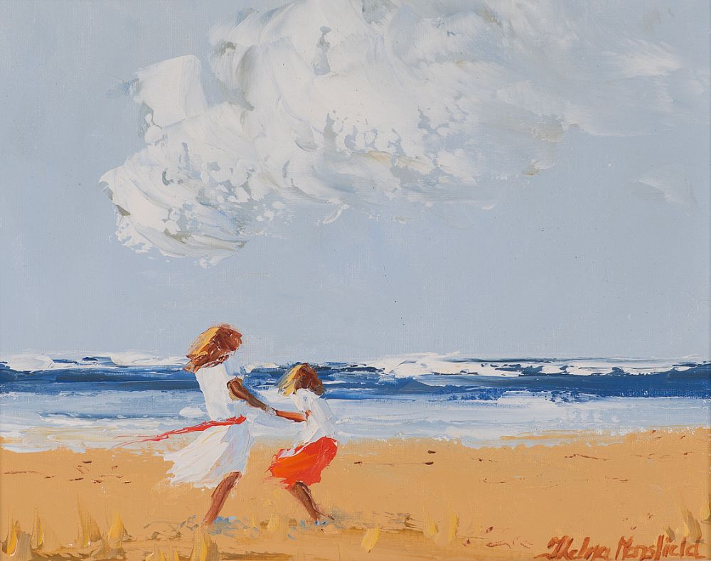 Lot 147 - FUN ON THE BEACH by Thelma Mansfield