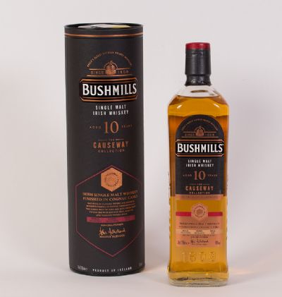 Bushmills, Single Malt Irish Whiskey, Causeway Collection, Aged for 10 Years at Dolan's Art Auction House