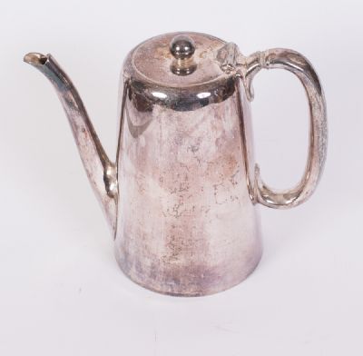 Silver Plared Coffee Pot at Dolan's Art Auction House