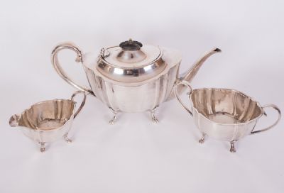 Silver Plated Tea Set at Dolan's Art Auction House