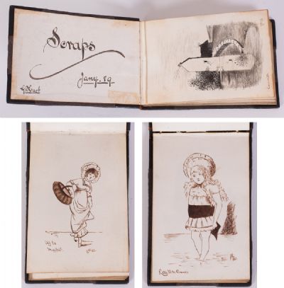 19th Century Artist's Sketchbook at Dolan's Art Auction House