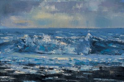 ROLLING WAVE by Henry Morgan  at Dolan's Art Auction House