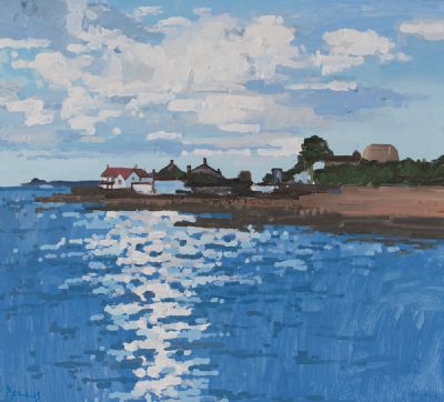 SANDYCOVE ON A QUIET AFTERNOON by John Morris  at Dolan's Art Auction House