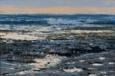 SUNLIGHT ON THE ROCKPOOLS by Henry Morgan  at Dolan's Art Auction House