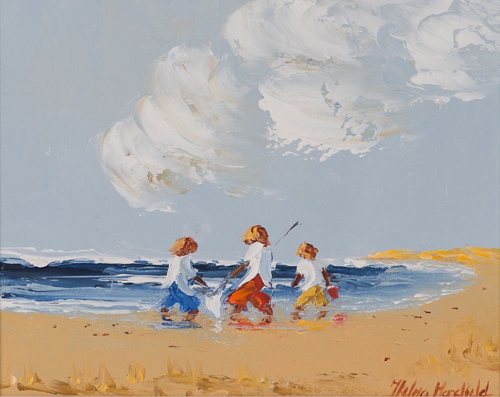 Lot 85 - OFF TO THE ROCKPOOLS by Thelma Mansfield