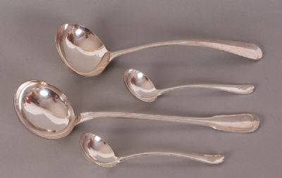 Good Silver Plated Ladles at Dolan's Art Auction House