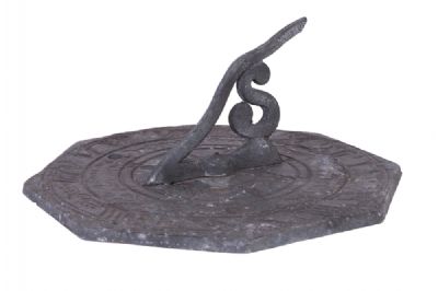 Octagonal Lead Sundial at Dolan's Art Auction House
