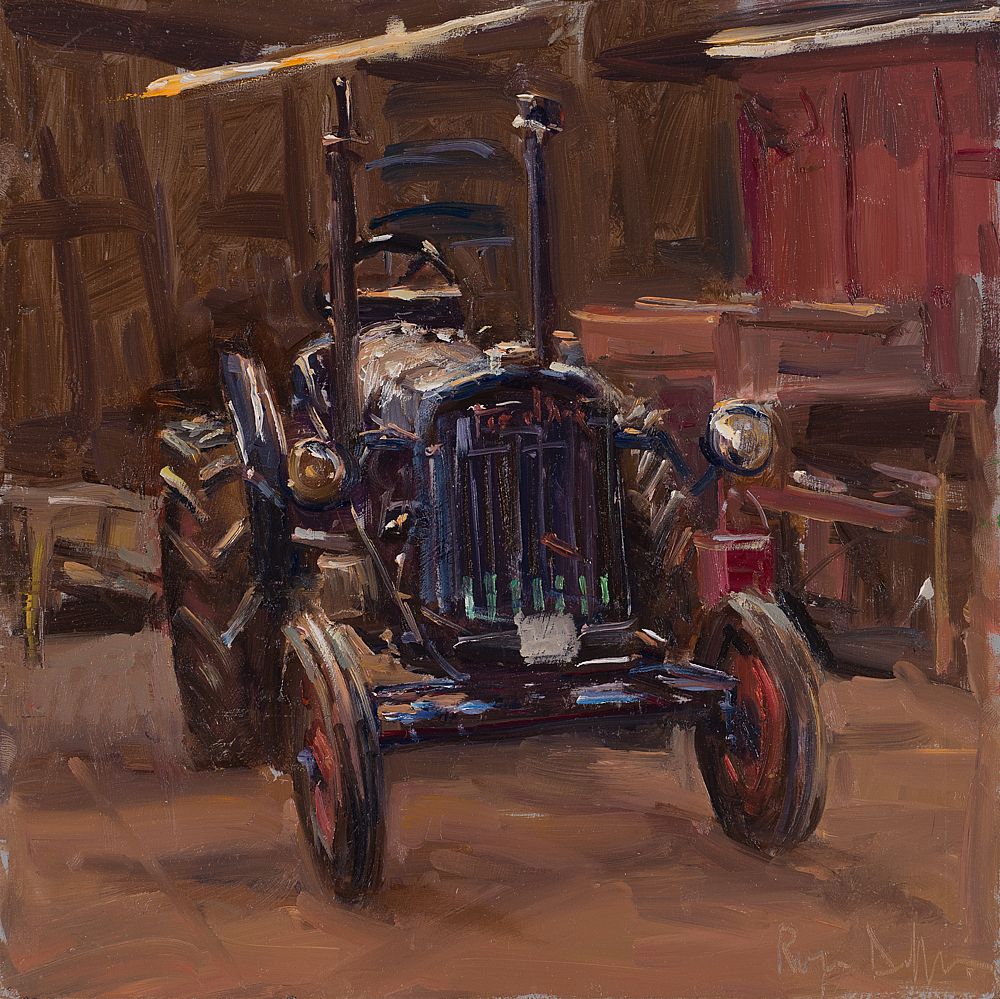 Lot 11 - THE OLD TRACTOR by Roger Dellar ROI