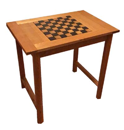 Contemporary Ash Chess Table at Dolan's Art Auction House