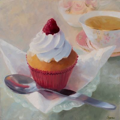 TEATIME by Sarah Spence  at Dolan's Art Auction House
