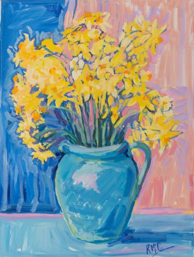 DAFFODILS by Rachel McCormick  at Dolan's Art Auction House