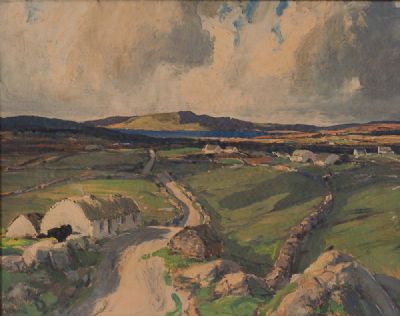 ARRANMORE FROM THE ROSSES, CO DONEGAL by James Humbert Craig RHA at Dolan's Art Auction House