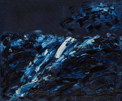MOONLIGHT ON THE WAVES by Niall Martin  at Dolan's Art Auction House