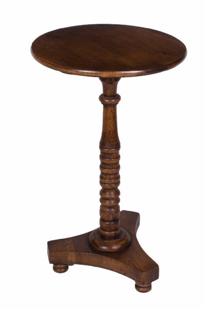 Circular Oak Occasional or Wine Table at Dolan's Art Auction House