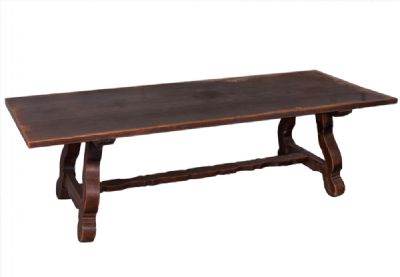 Substantial Wooden Kitchen/Dining Table at Dolan's Art Auction House