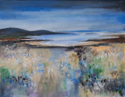 WHERE THE BURREN MEETS THE SEA by Manus Walsh  at Dolan's Art Auction House