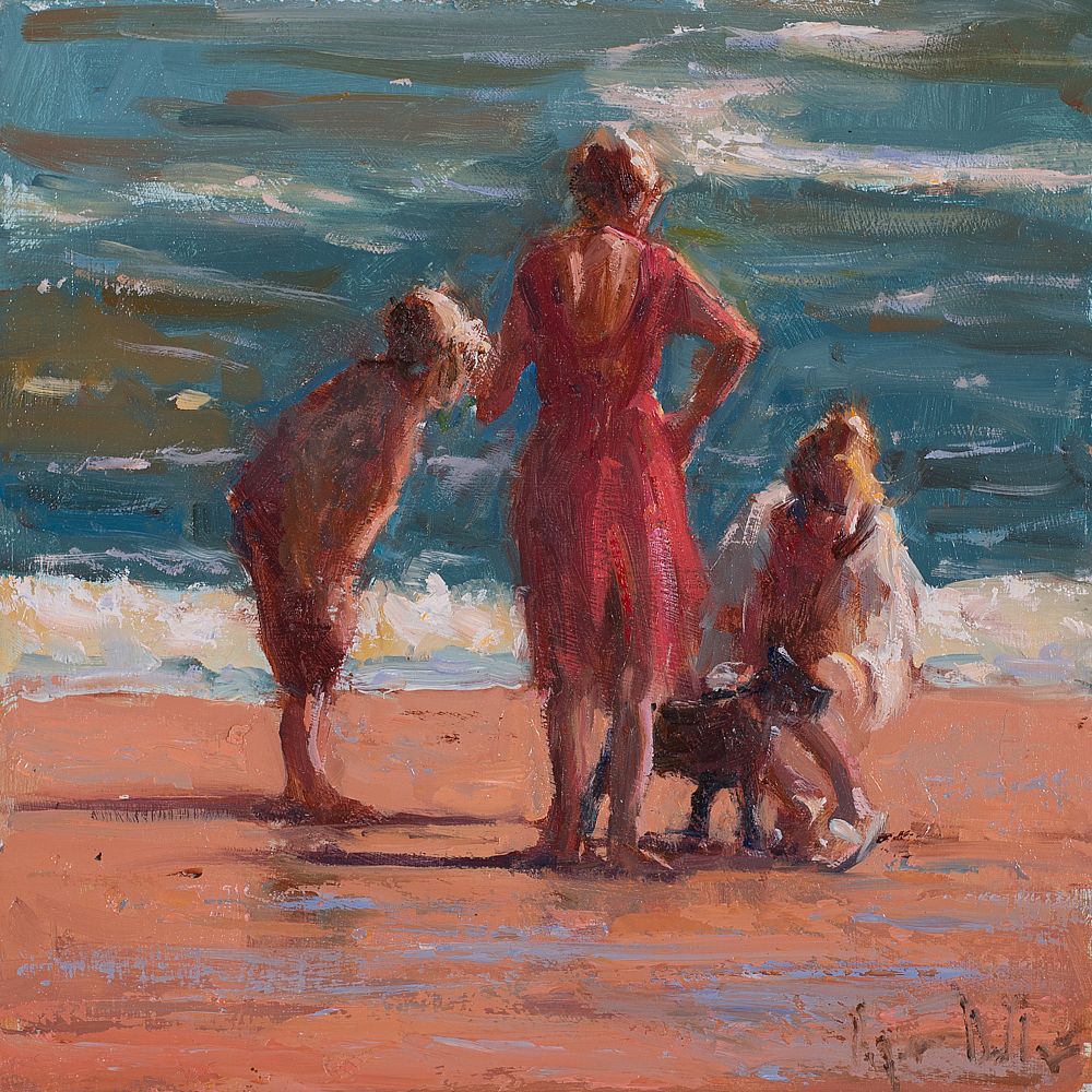 Lot 52 - FAMILY FUN ON THE BEACH by Roger Dellar ROI