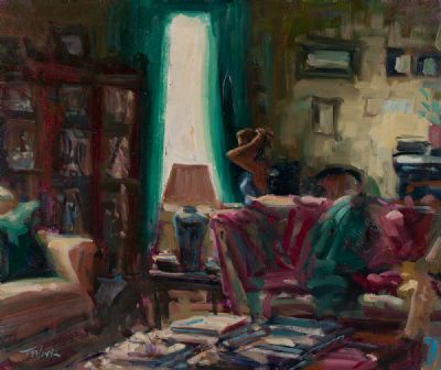 IN THE MORNING LIGHT by Norman Teeling  at Dolan's Art Auction House