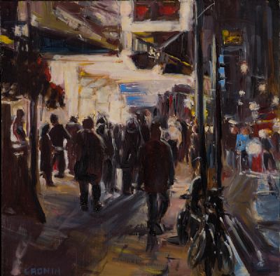 BRIGHT LIGHTS ON BROADWAY by Susan Cronin  at Dolan's Art Auction House